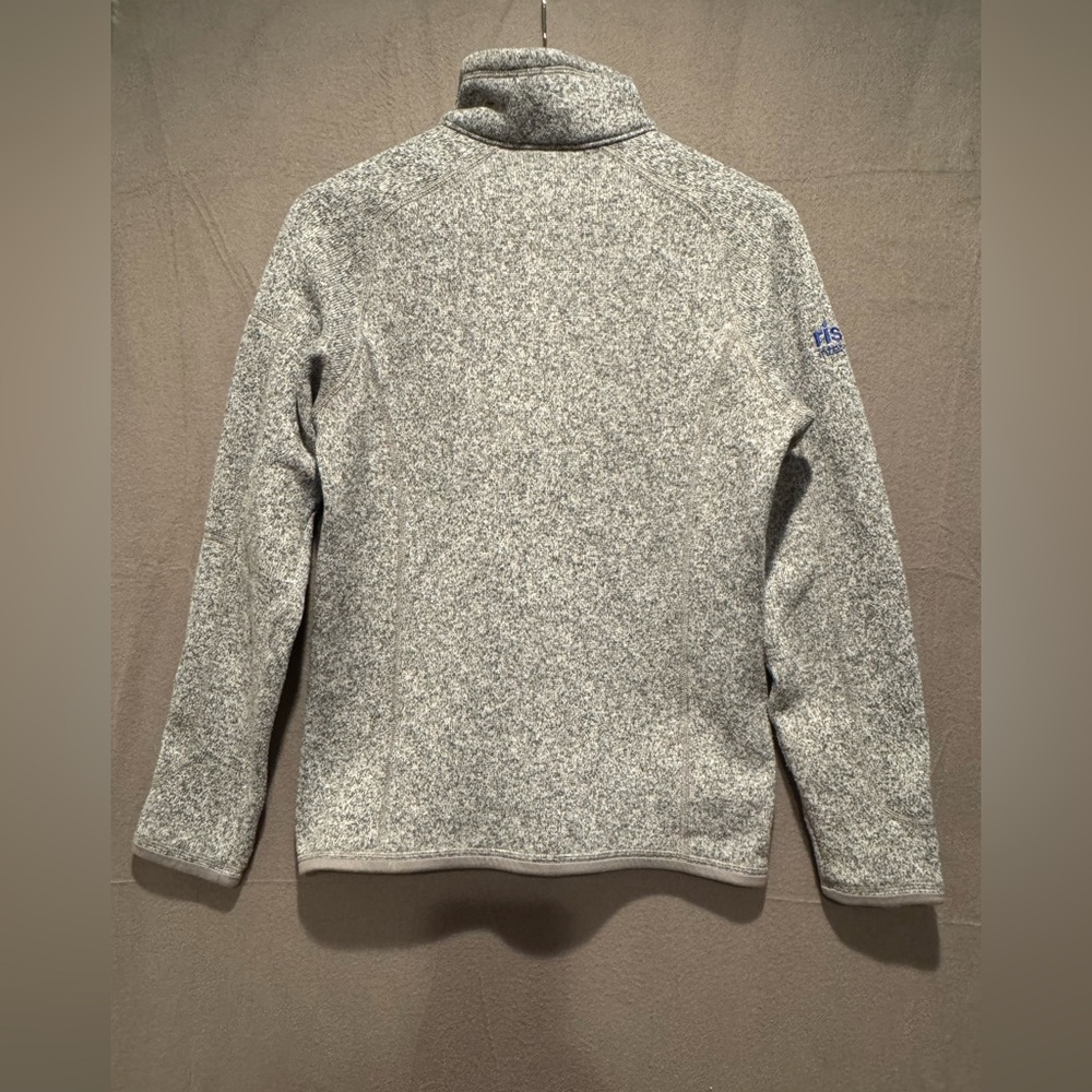 Patagonia Half Zip Better Sweater Heather Gray Fleece Jacket - Picture 6 of 8